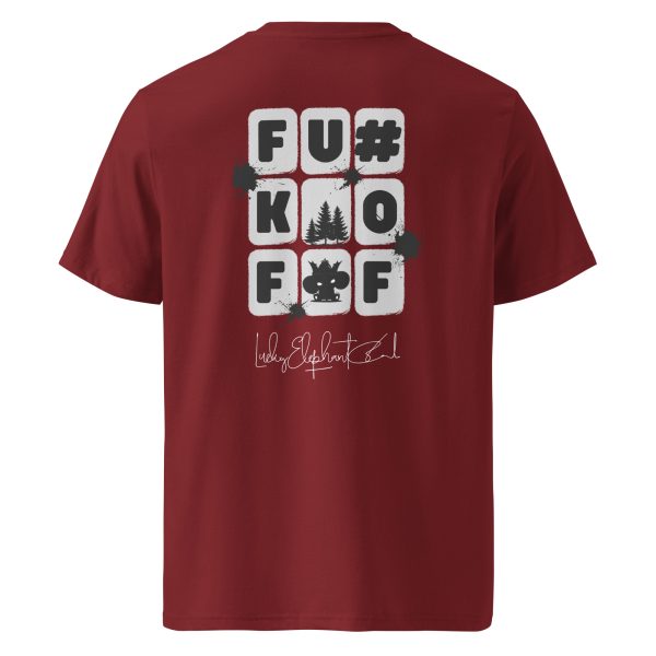 LEC F#ck off Organic Ribbed Neck T-Shirt - Image 6