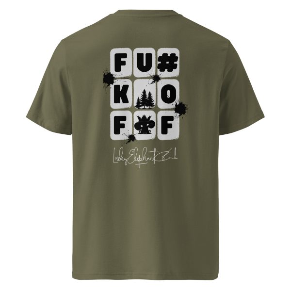 LEC F#ck off Organic Ribbed Neck T-Shirt - Image 14